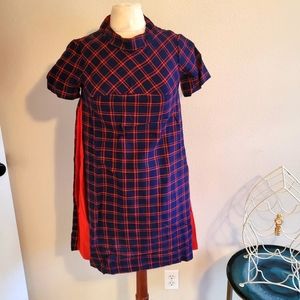 Vintage navy and red dress PS Maternity